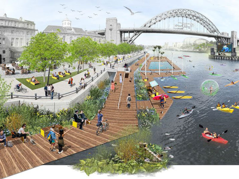 Bold plans for Newcastle's riverside