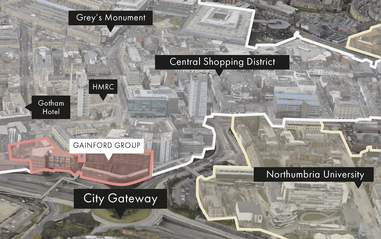New development sees £170m Newcastle city centre 'gateway' project expand