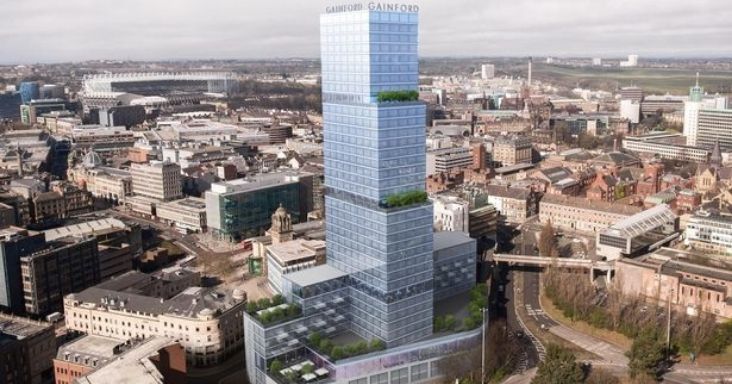 First look at skyscraping 37-storey tower at Newcastle hotel, housing and leisure complex