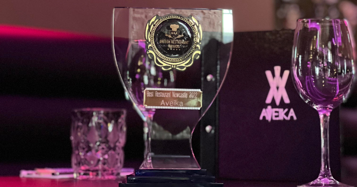 Aveika wins Best Restaurant in Newcastle 2022 Award
